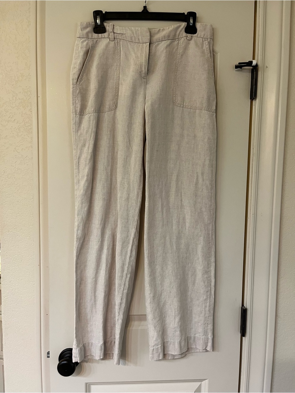 Talbots Light Beige 100% Linen Pants